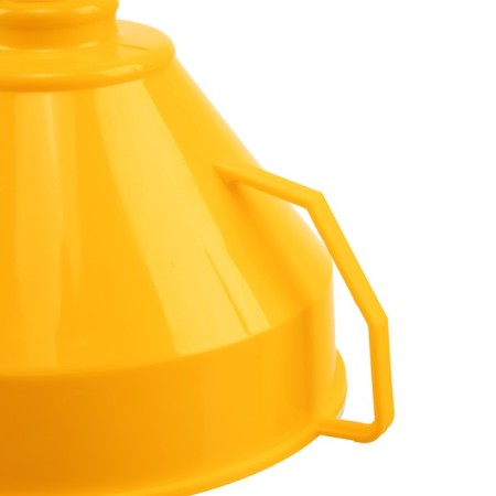 Plastic funnel Denzel, 160 mm with a metal sieve and a flexible tip-7