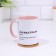 Named mug, sublimation "pre -vodanka", pink bottom
