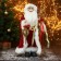 Santa Claus "in a red suit, with a patterned staff and a flashlight" 27x50 cm