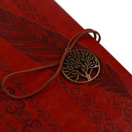 The genealogy book "Our family", with a pen, 65 sheets, brown, 35 x 25 cm-6