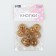 The buttons are sewing, decorative, d = 21 mm, 5 pcs, the color of the gold