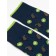 Men's cotton socks diwari happy "kiwi", size 25, dark blue color