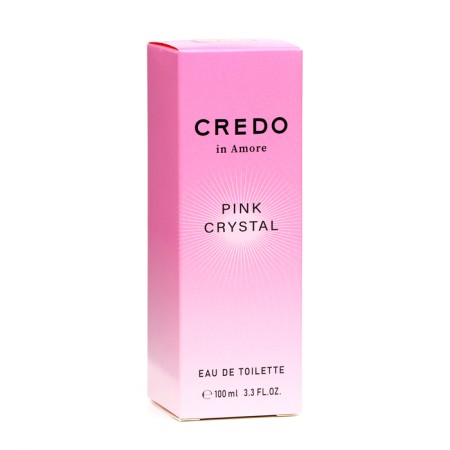 Women's toilet water Credo in Amore Pink Crystal, 100 ml (based on Bright Crystal (Versace)-2