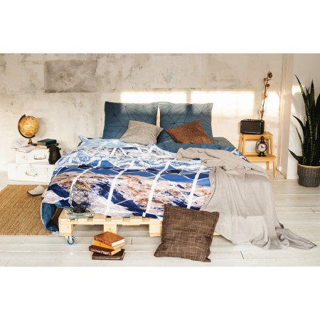 Bed linen "Ethel" 2 joint venture mountain peaks 175*215 cm, 200*220 cm, 70*70 cm -2 pcs, 100% HL, calico-7