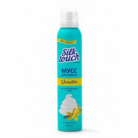 Mousse for shaving Carelax Silk Touch Women, Vanilla, 200 ml
