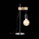 Evoluce bedside lamp. SL1142.404.01. Bagetti. 1x60 W, E27, 17x14x46 cm, black color, light wood