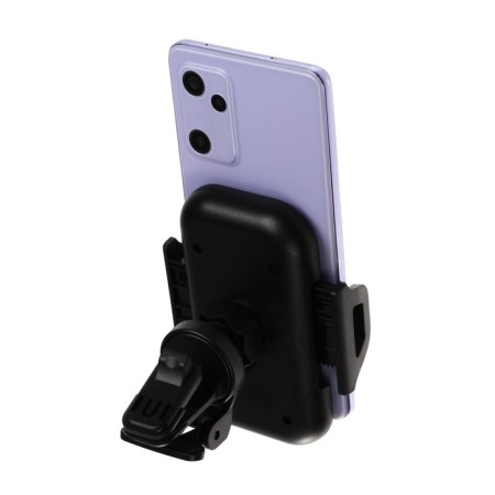 Cartage phone holder to a deflector, sliding 6-11 cm, black-3