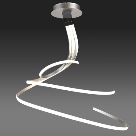 Suspended chandelier Mantra Nur, Led, 6200lm, 3000k, 1100 mm, silver color-1