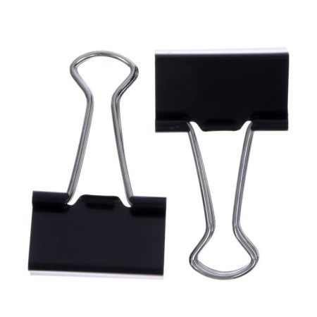 Globus clamps, 12 pcs., 32 mm, black-1