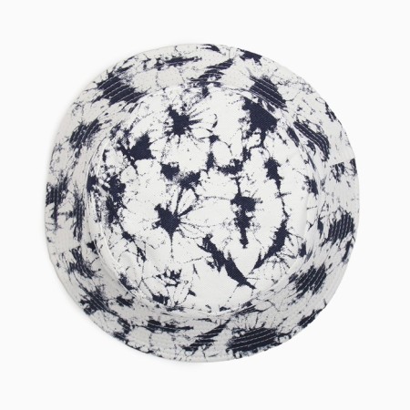 Panama "TIE-DYE" minku white/blue color, rr 56-58-1