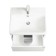 Tumbing under the Aquaton Skandi sink, 55 cm, white matte, white glossy