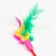 Sizaley-beam ball with feathers, 4.5 cm, orange