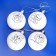New Year's set for creativity. Christmas balls for coloring "Funny New Year", 4 pcs, d = 5.5 cm