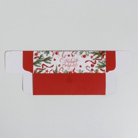 Folding box "Happy New Year!" 18 x 5.5 x 5.5 cm, new year-5
