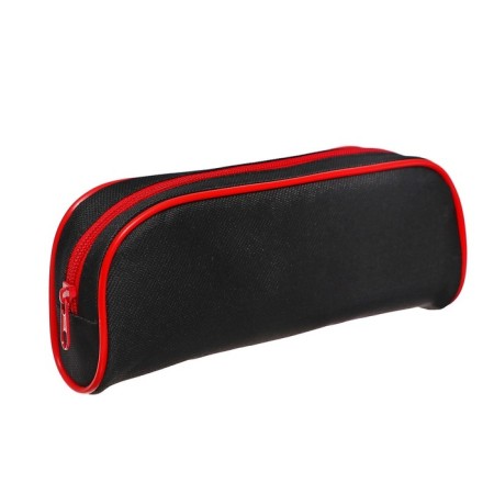 Penal soft, 1 department, 80 x 210 x 40 mm, voluminous, PM1O-24, calligrata black, black/red-1