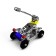 Metal designer for labor lessons, 3 in 1, robot P1, robot P2, ZPU