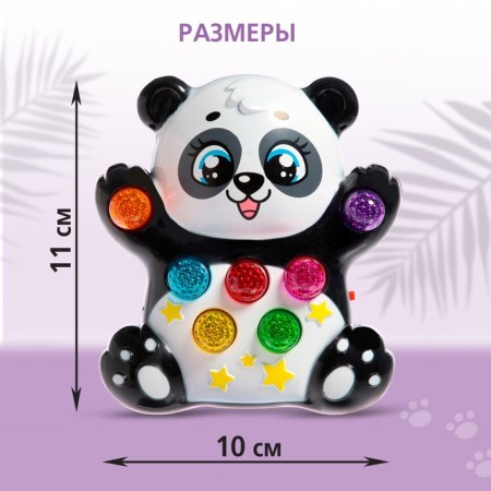 Musical toy "Best Friend: Panda", light and sound effects-1
