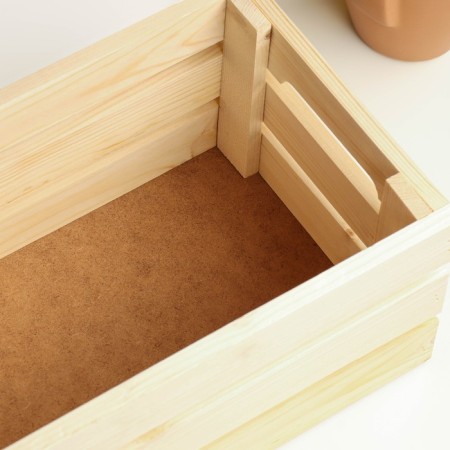 Kashpo - wooden box 30x20x14.5 cm pine-3