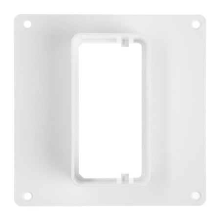 Zein ventilation duct connector, 55 x 110 mm, with an overhead plate-4