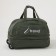 Road bag on wheels, lightning department with an increase, external pocket, khaki color