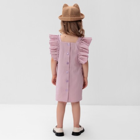 Платье для девочки MINAKU: Cotton Collection цвет розовый, рост 98-3