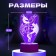 Lamp "Two Dragons" LED white 10x9.5x16 cm