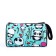 Cosmetic bag with lightning, blue color