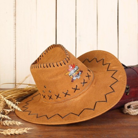 The cowboy hat is “armed and dangerous”, district. 56-58, brown color-1