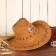 The cowboy hat is “armed and dangerous”, district. 56-58, brown color