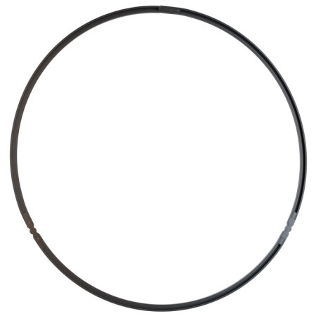 Round overhead/suspended technical unity TRX003-111B, 150x150 cm, black color