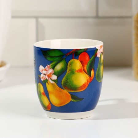 Ceramic mug “every day is full of miracles”, 250 ml, blue color-1