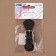 Back button block, 8 × 3 cm, black color