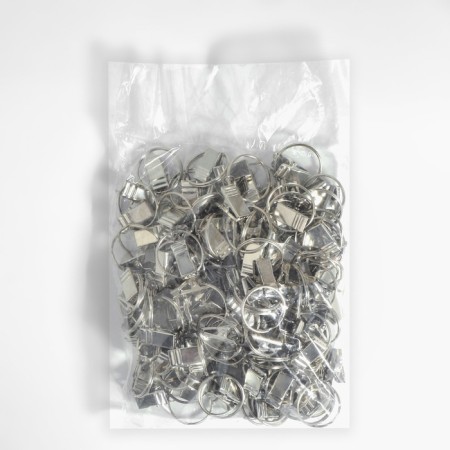 Ring for a cornice, with a clamp, d = 22/26 mm, silver color-2