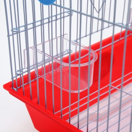 Poultry cell is equipped BD-1/4F, 30 x 23 x 39 cm, red-9