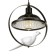 Bayerlux lamp "Bird" E27 40W black and white 25x30x30 cm