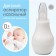 Children's nasal aspirator, with a cap, white color