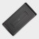 Magistro Black Style supply dish, 29.5 × 14.8 cm, porcelain, black color