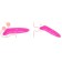 Vibrator Mini Oka-Khpoki, for clitoris and nipples, vibropulo, IP65, 1 mode, pink