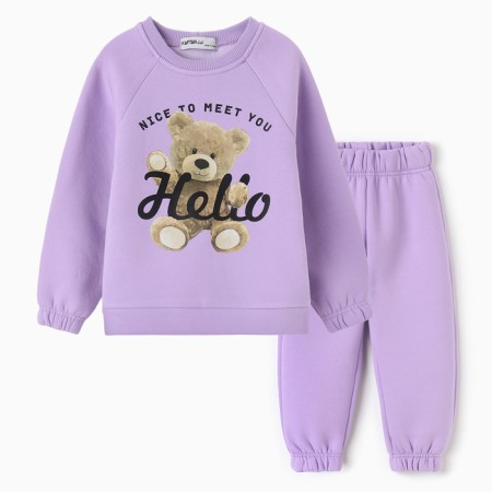 Kids (jumper, trousers) KAFTAN HELLO R.34 (122-128), lilac-5