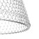 Lamp Bayerlux "Fish" E27 40W chrome 20x20x16-116cm