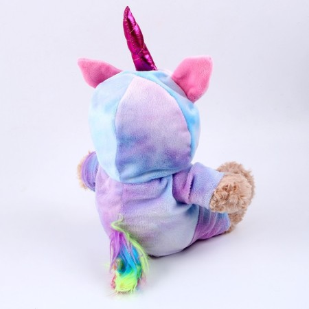Soft toy "Bear in a suit of a unicorn", 20 cm-5