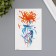 Tattoo on the body color "blue fish" 11.4x21 cm