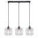 Suspended lamp 3x40W E27, size 61x18x176 cm