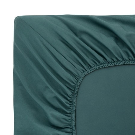 Sofi de Marko “Marmis” elasticum sheet, size 180x200x30 cm, dark green color-1
