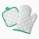 Kit. set 2 pr. 17*17 cm, mittens. 26*16 cm, 100% p/e