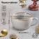 Tea Grey tea cup, 250 ml, porcelain, dark gray color