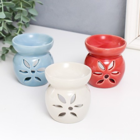 Aroma lamp ceramics "flower" mix 7.7x6.7x6.7 cm