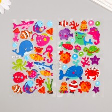 Sticker plastic volumetric 