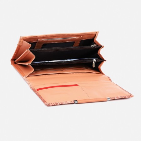 Women's wallet on magnets, powder color-2