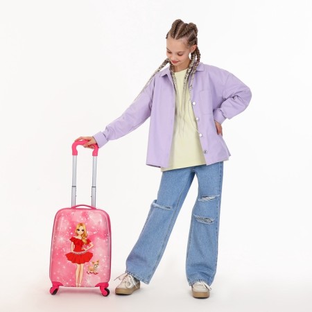 Support Children's 18 ", Lightning Department, 4 wheels, pink color-8